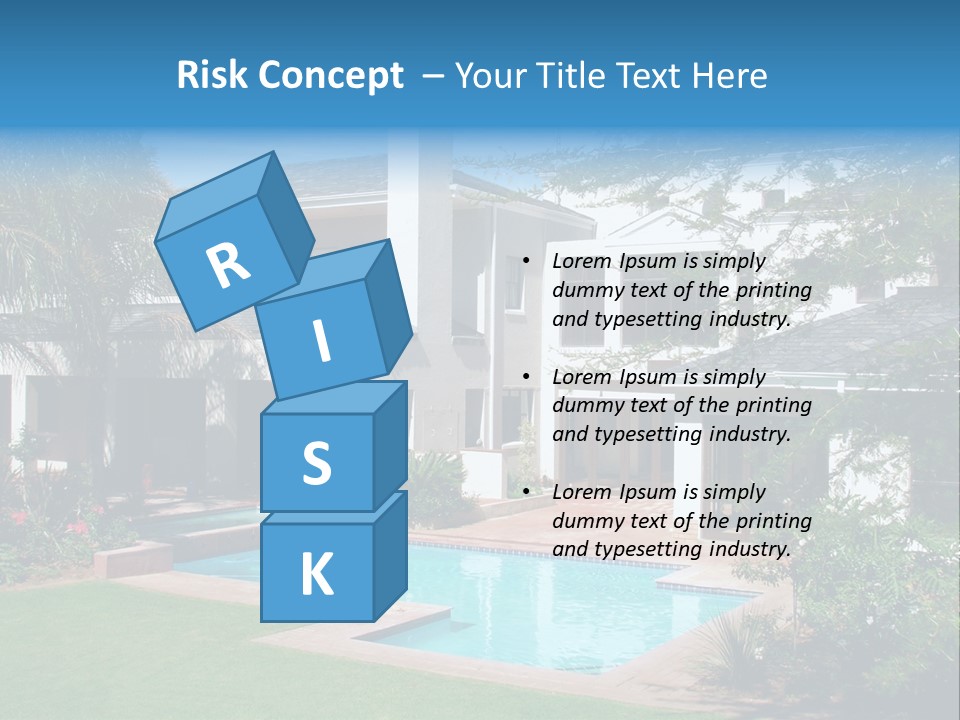 Accommodation Stairs Two PowerPoint Template