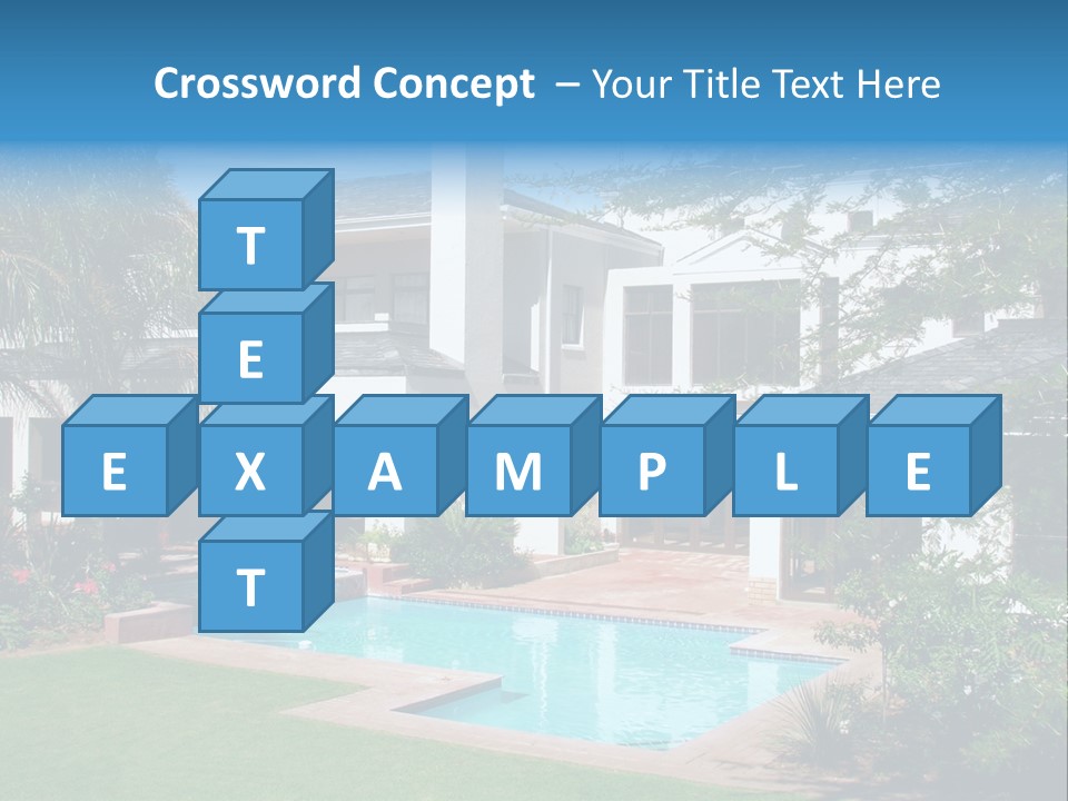 Accommodation Stairs Two PowerPoint Template