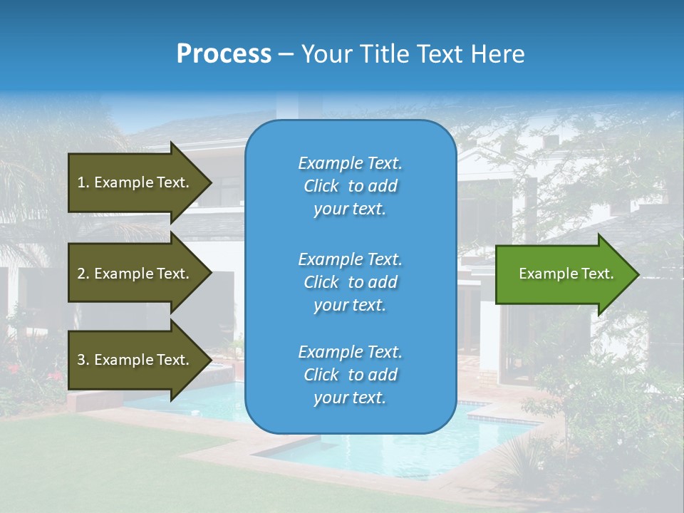 Accommodation Stairs Two PowerPoint Template