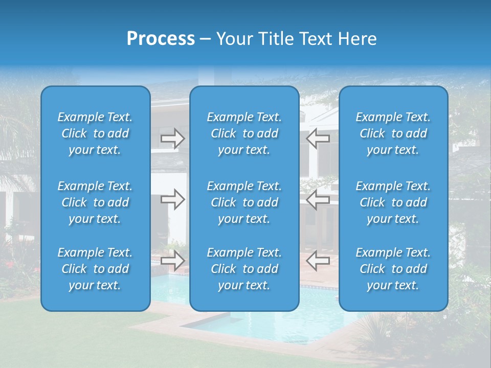 Accommodation Stairs Two PowerPoint Template