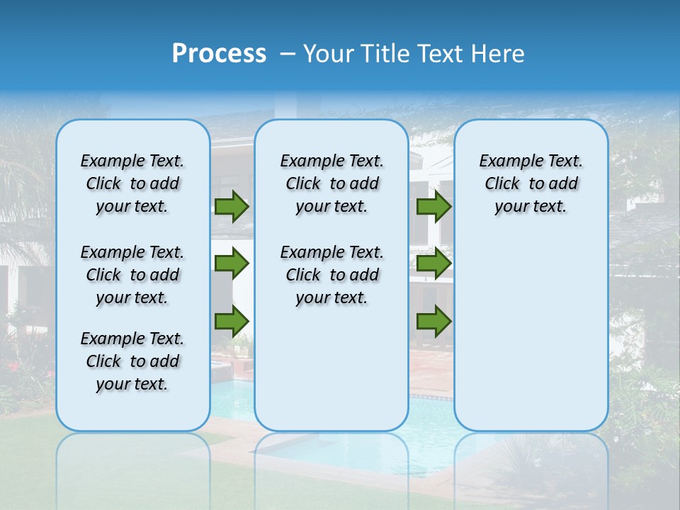 Accommodation Stairs Two PowerPoint Template