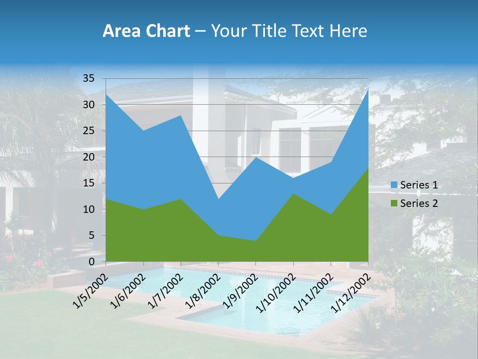 Accommodation Stairs Two PowerPoint Template