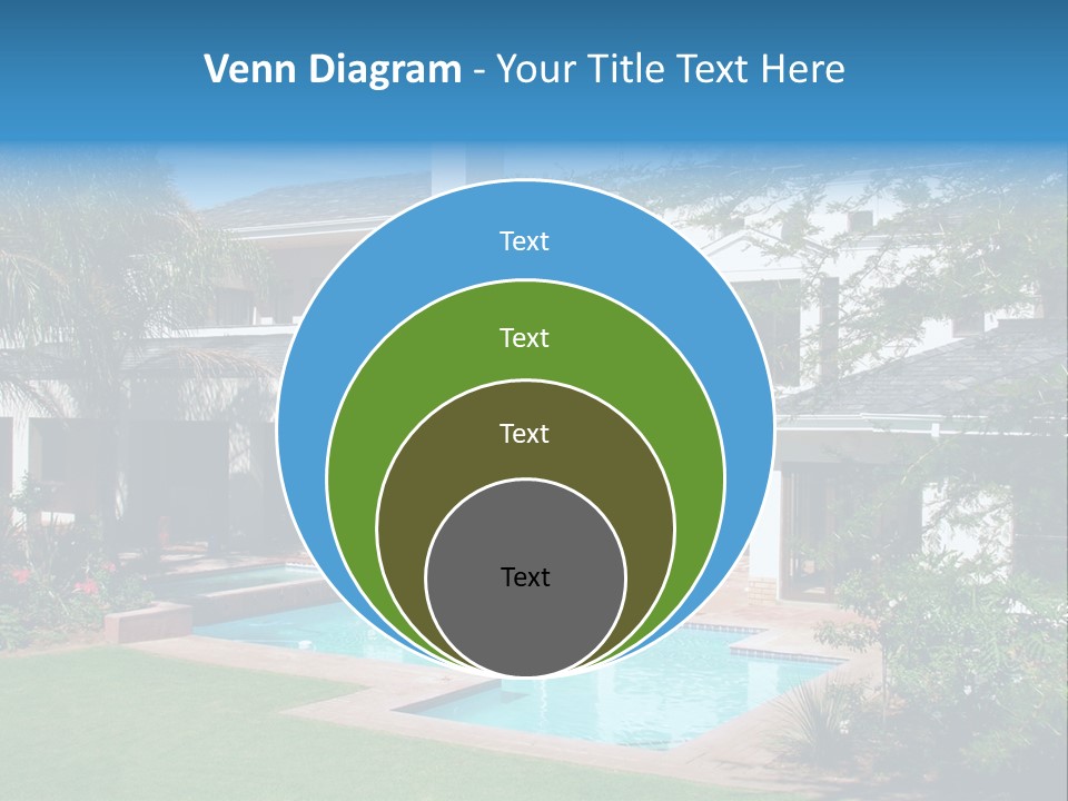 Accommodation Stairs Two PowerPoint Template