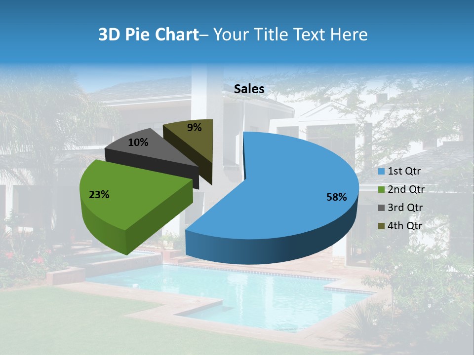 Accommodation Stairs Two PowerPoint Template