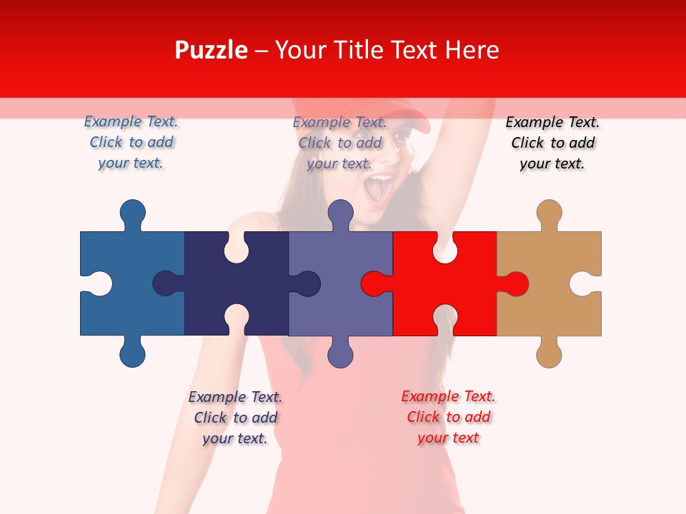 Expressive Standing Isolated PowerPoint Template