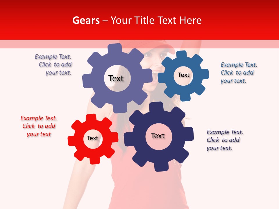 Expressive Standing Isolated PowerPoint Template