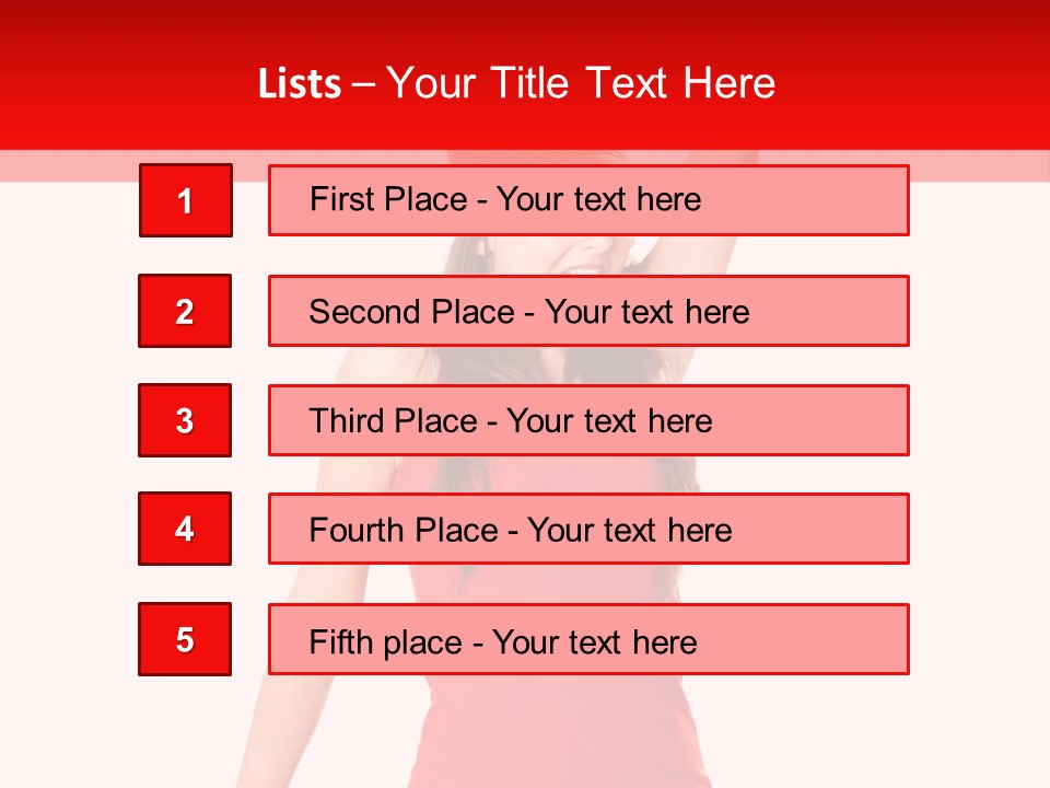 Expressive Standing Isolated PowerPoint Template