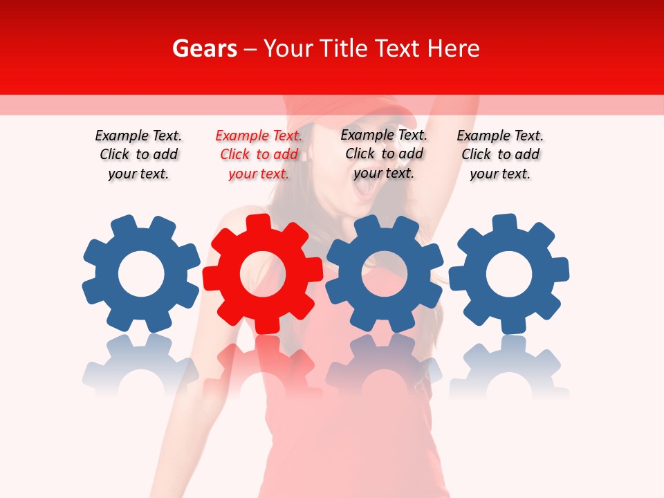 Expressive Standing Isolated PowerPoint Template