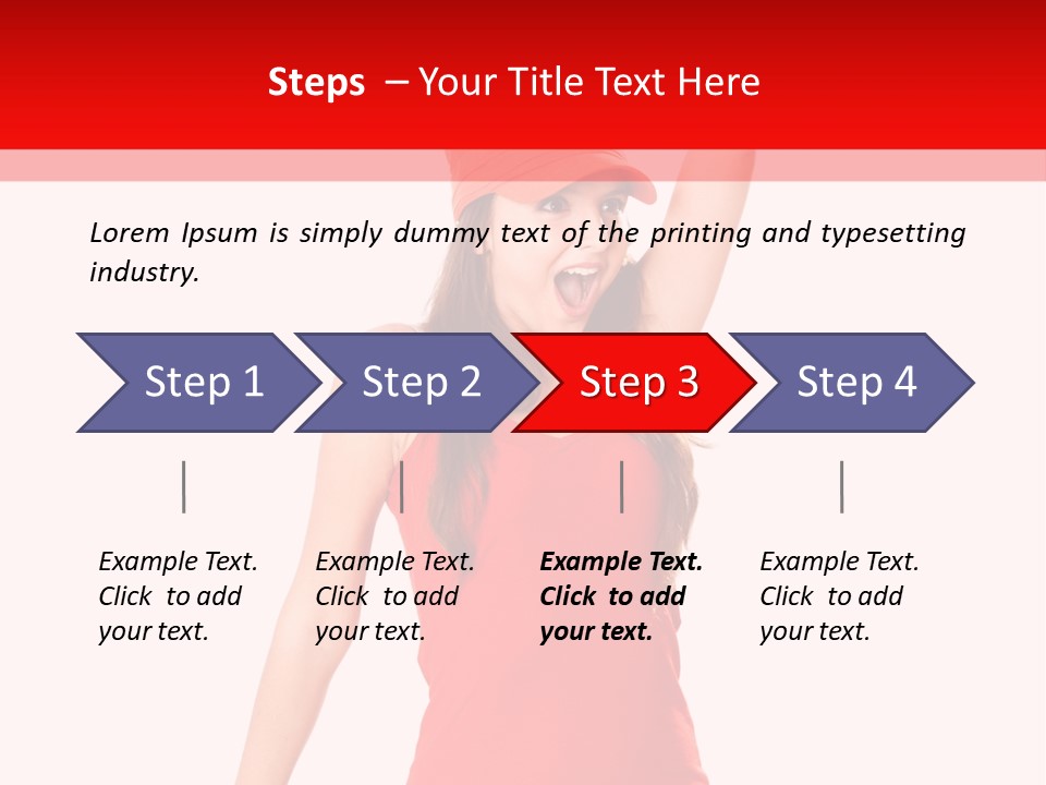 Expressive Standing Isolated PowerPoint Template