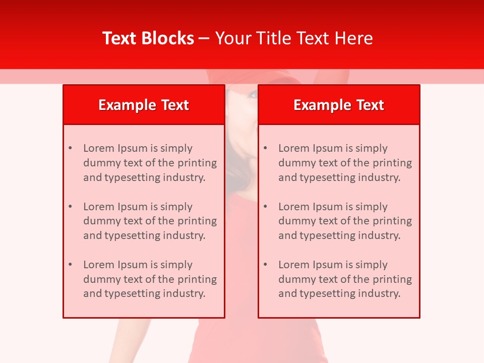 Expressive Standing Isolated PowerPoint Template