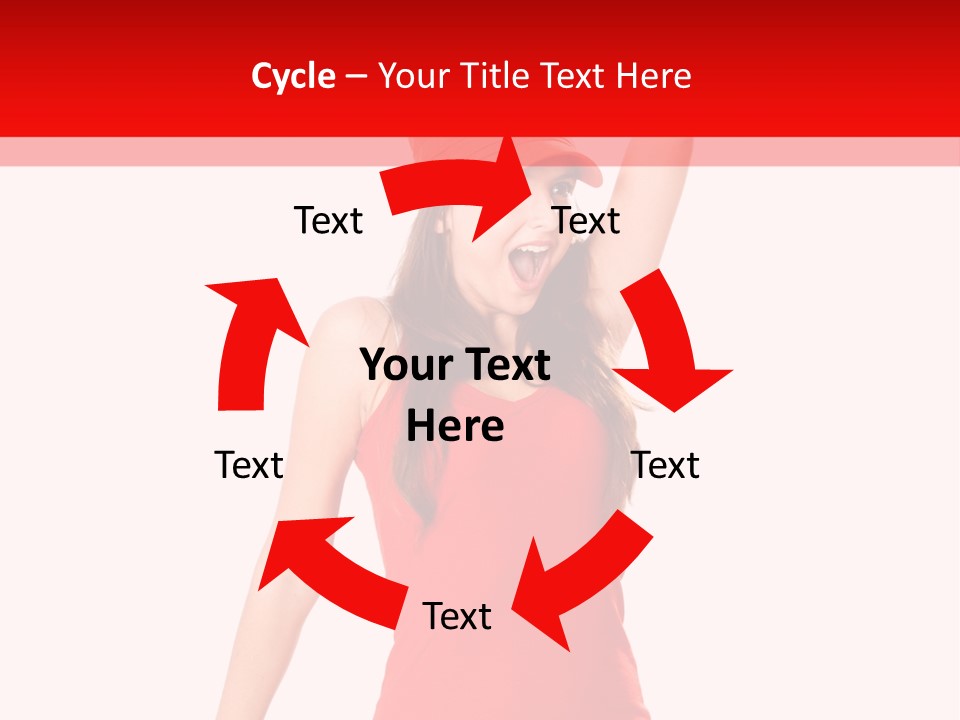 Expressive Standing Isolated PowerPoint Template