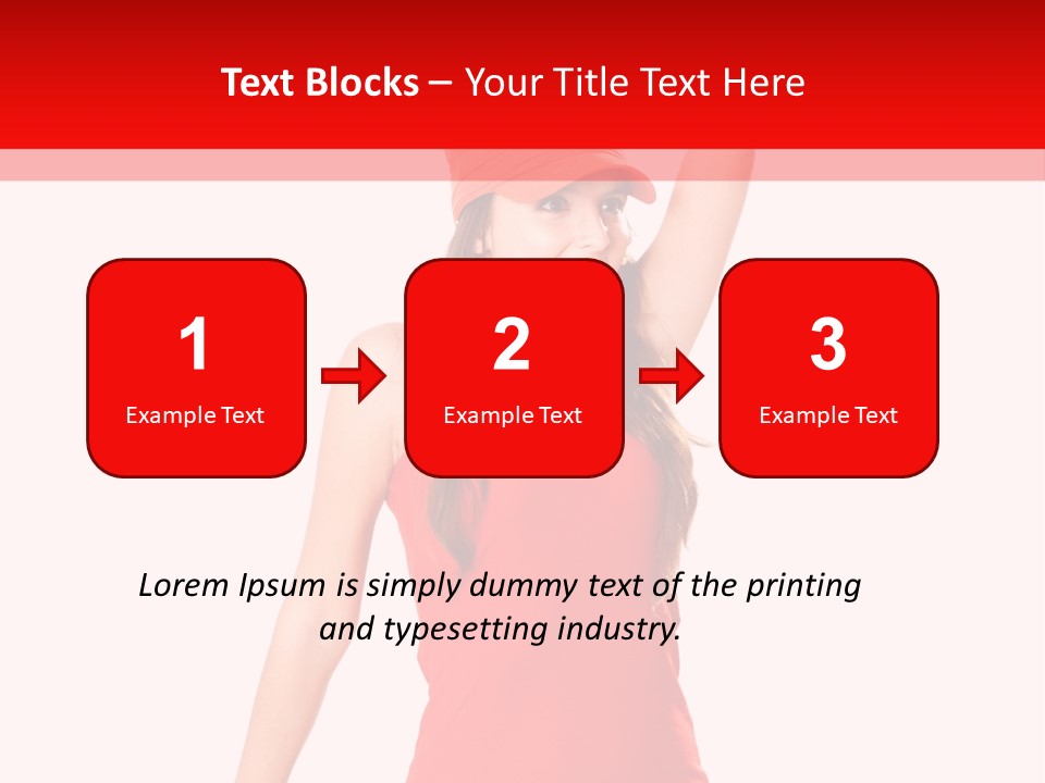 Expressive Standing Isolated PowerPoint Template
