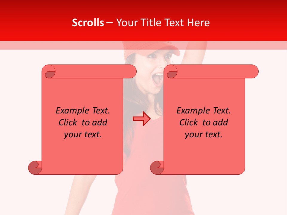 Expressive Standing Isolated PowerPoint Template