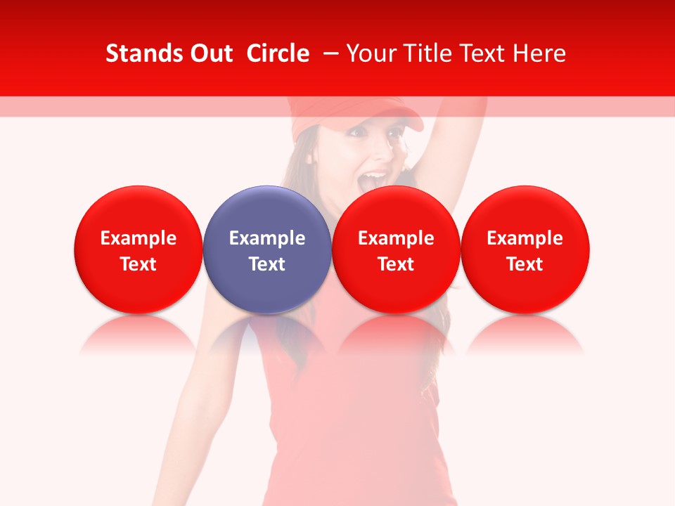 Expressive Standing Isolated PowerPoint Template