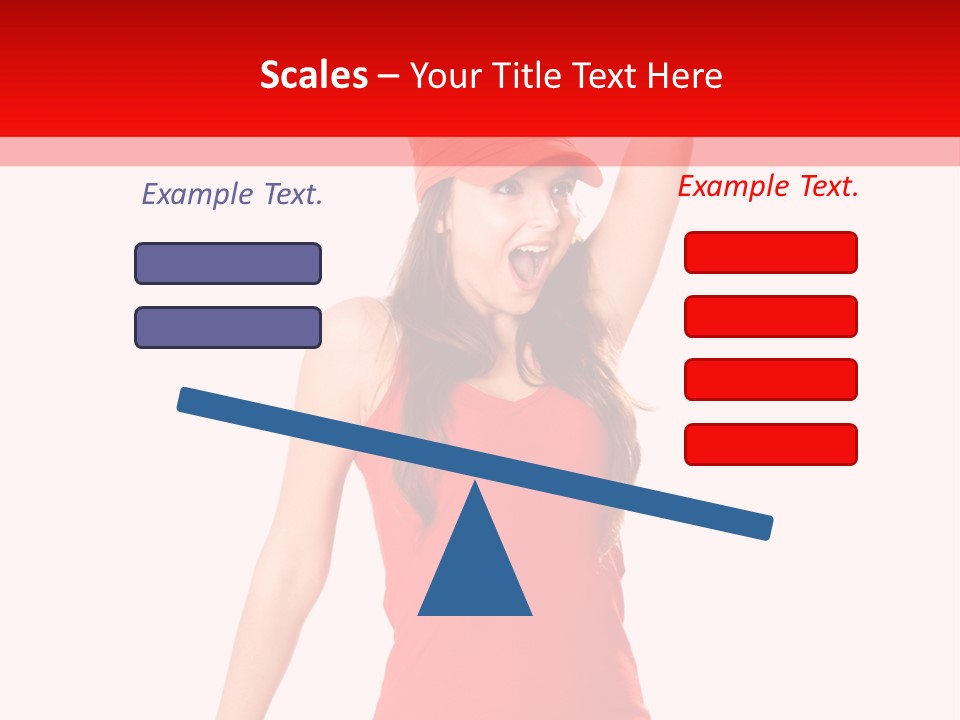 Expressive Standing Isolated PowerPoint Template