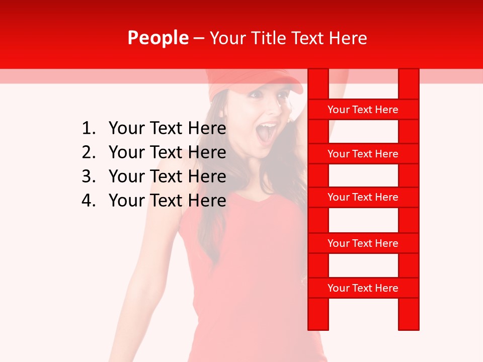 Expressive Standing Isolated PowerPoint Template