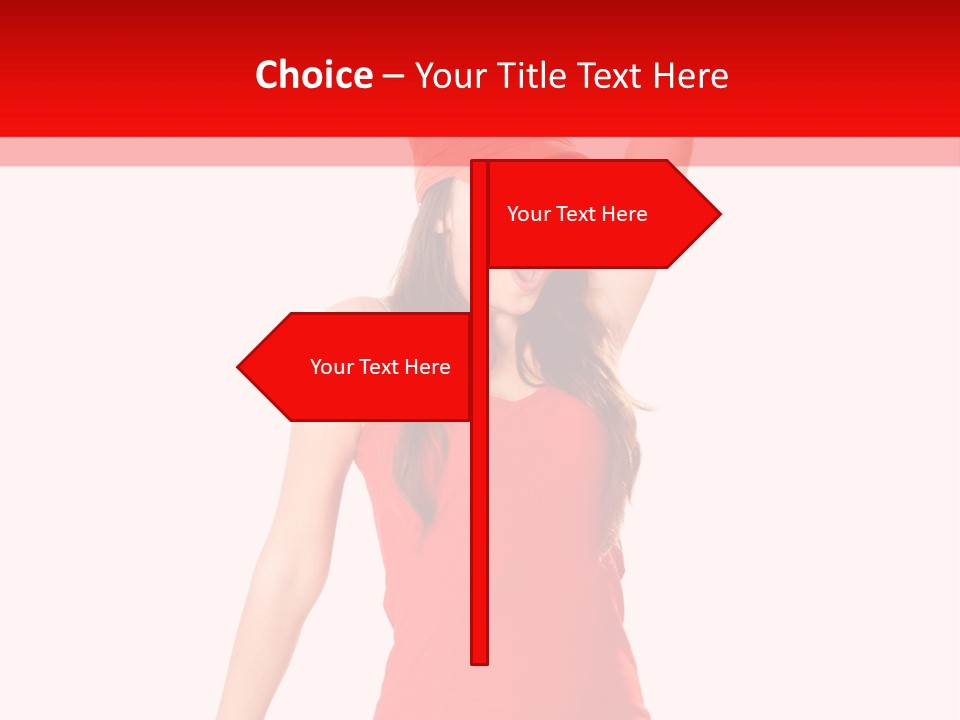 Expressive Standing Isolated PowerPoint Template