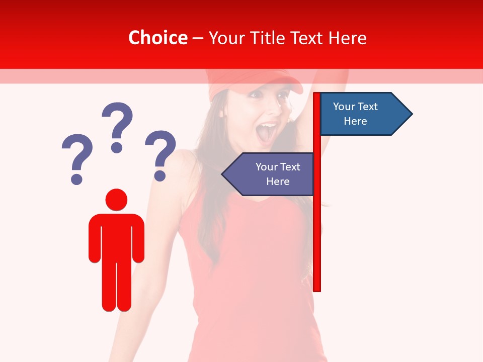 Expressive Standing Isolated PowerPoint Template