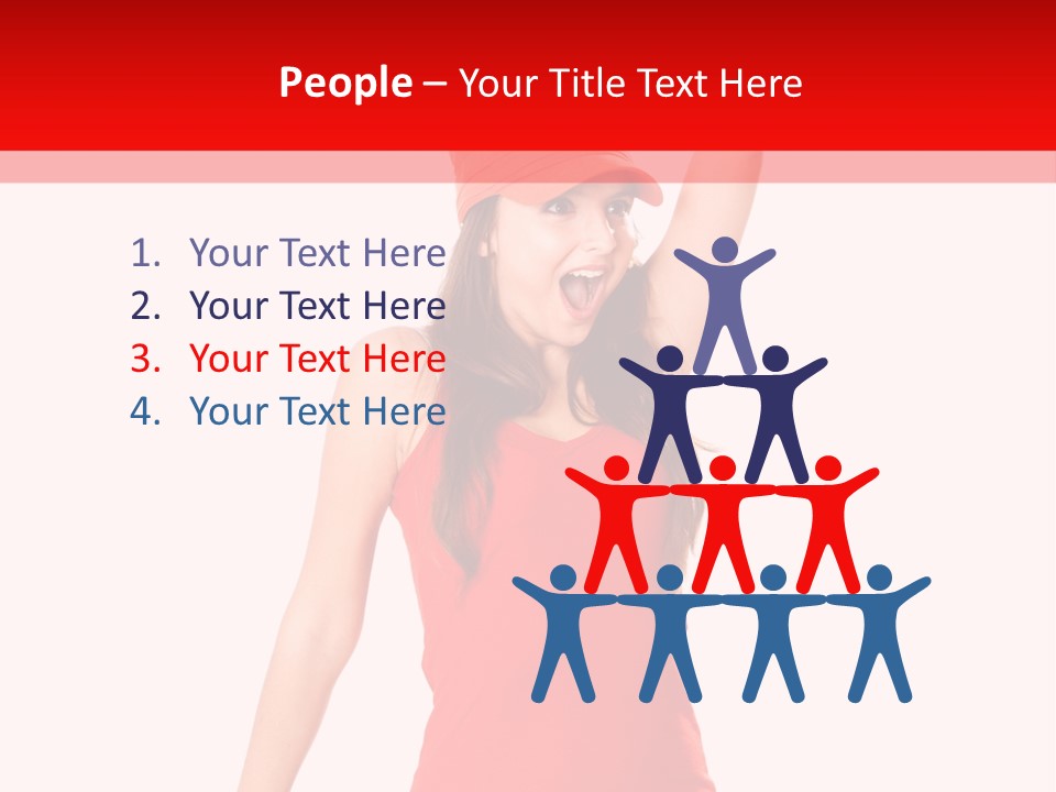 Expressive Standing Isolated PowerPoint Template