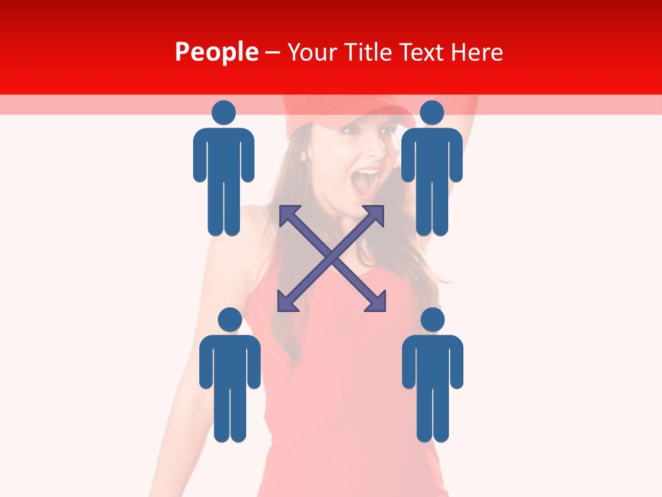 Expressive Standing Isolated PowerPoint Template