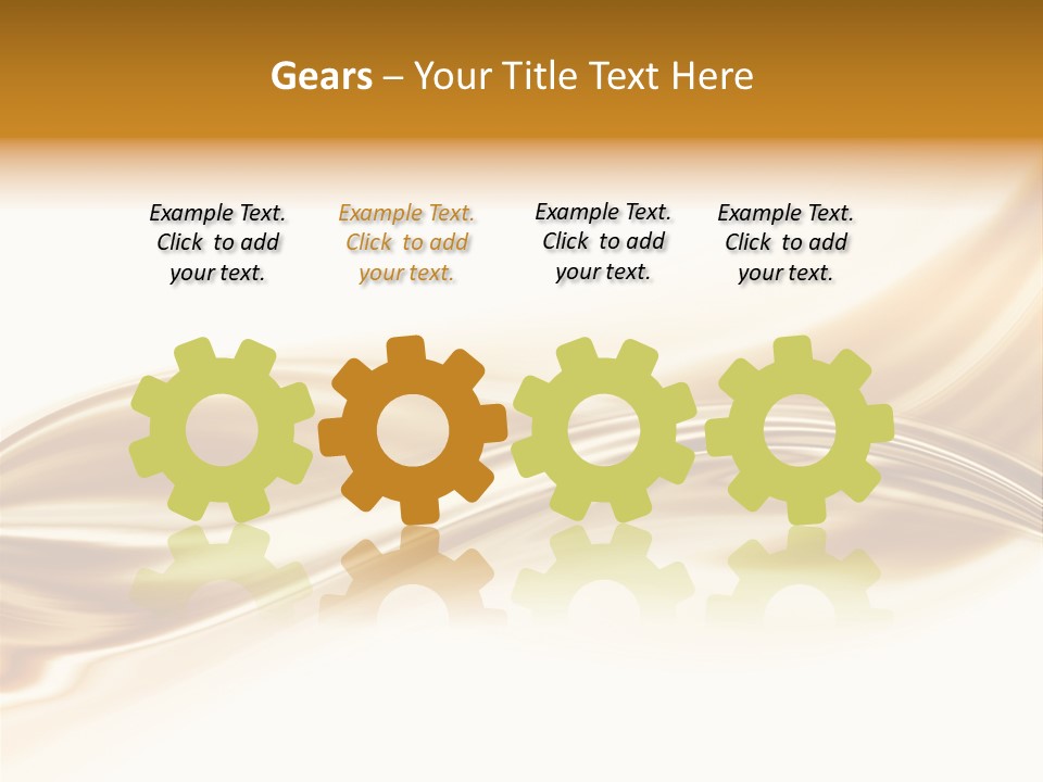 Magic Reflection Curve PowerPoint Template