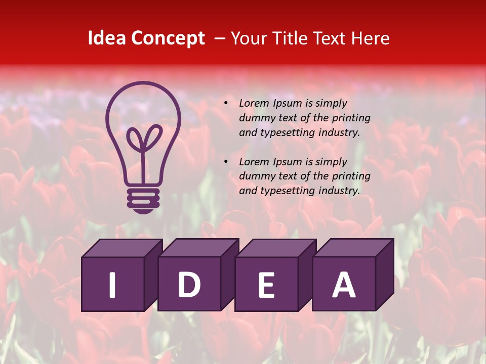 Petal Fresh Park PowerPoint Template