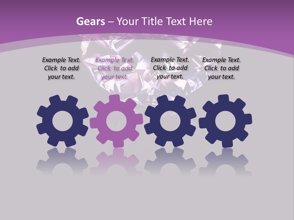 Girl Capital Stars PowerPoint Template