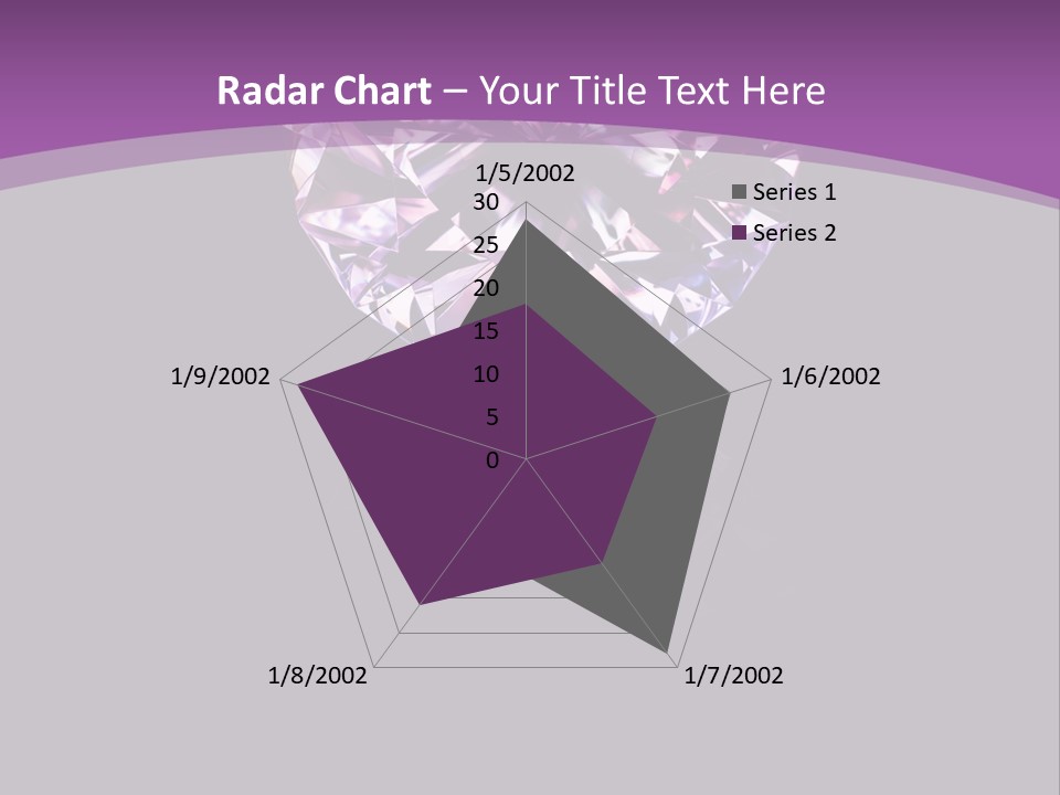 Girl Capital Stars PowerPoint Template