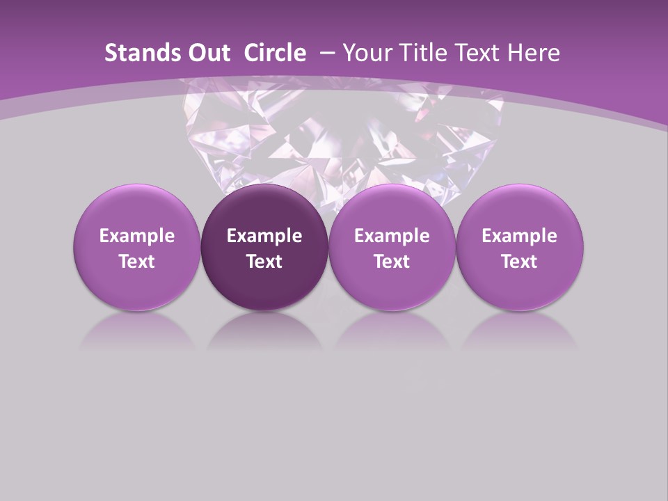 Girl Capital Stars PowerPoint Template