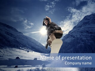 Sky Vacation Sport PowerPoint Template