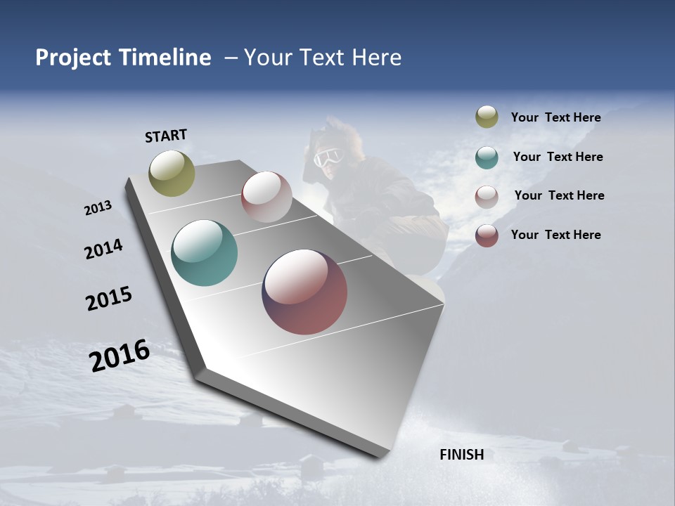 Sky Vacation Sport PowerPoint Template