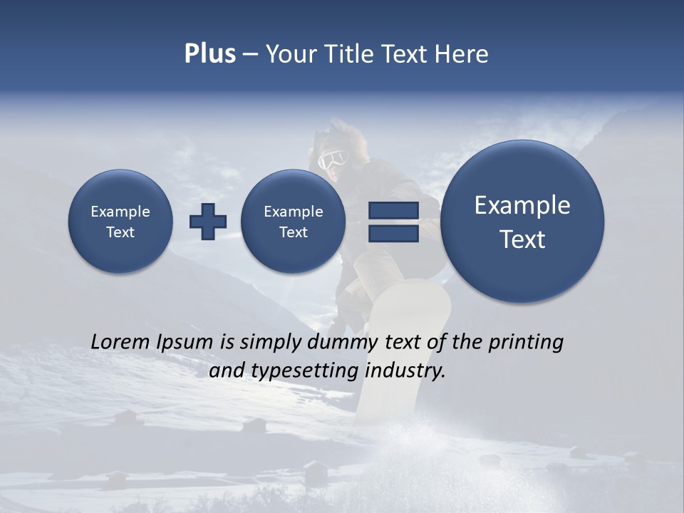 Sky Vacation Sport PowerPoint Template