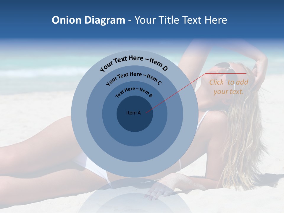 Life Female Sand PowerPoint Template