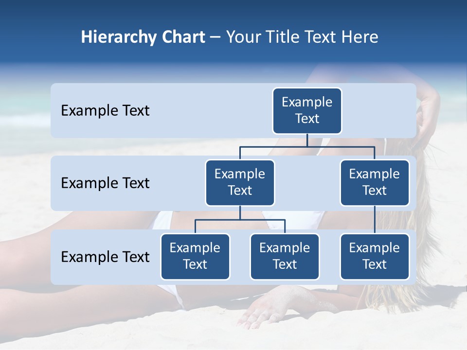 Life Female Sand PowerPoint Template