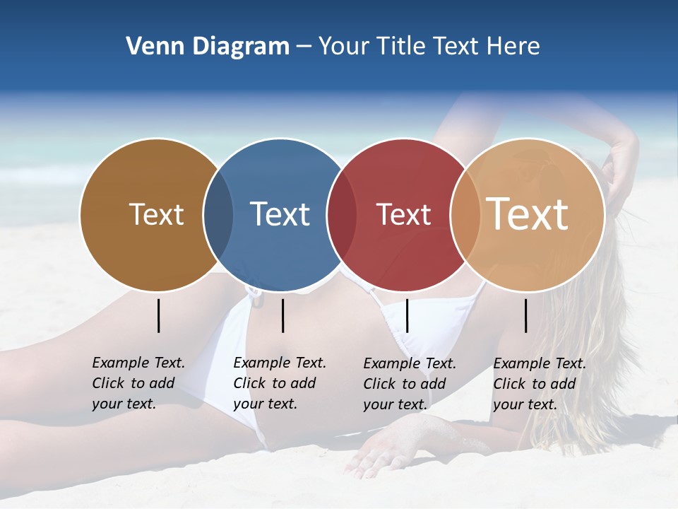 Life Female Sand PowerPoint Template