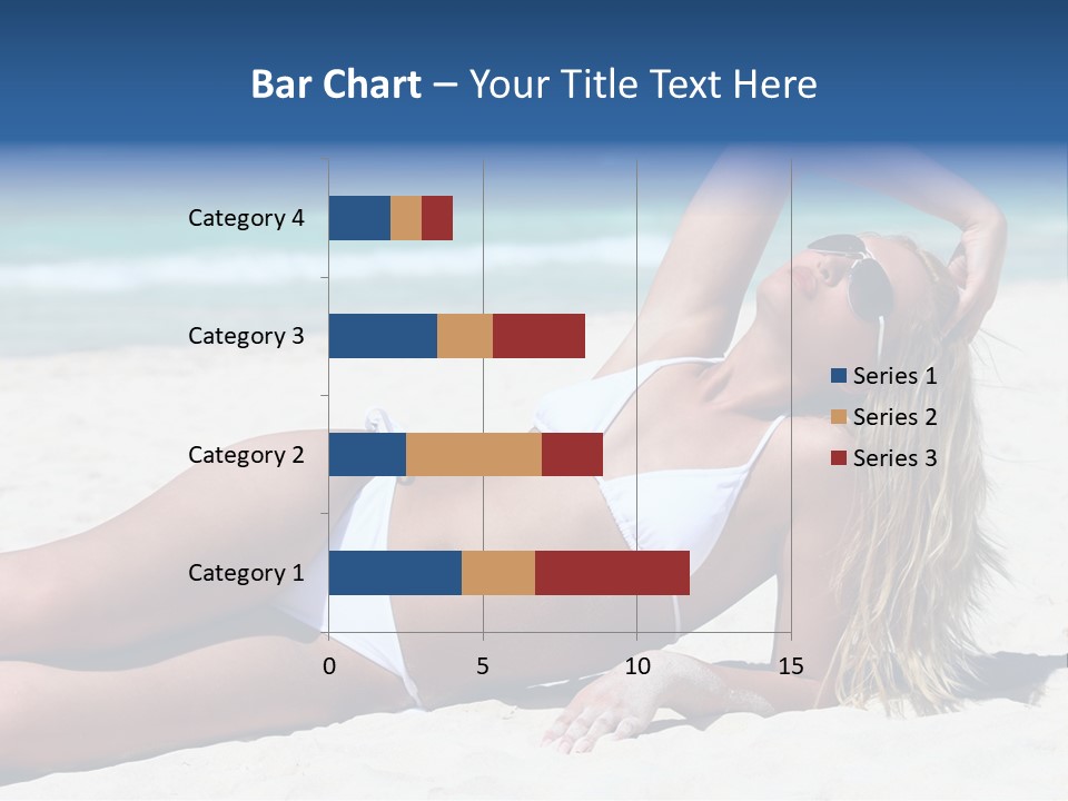 Life Female Sand PowerPoint Template