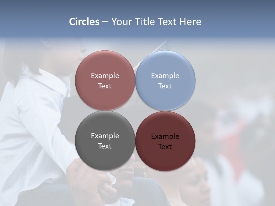 Girl Capital Stars PowerPoint Template