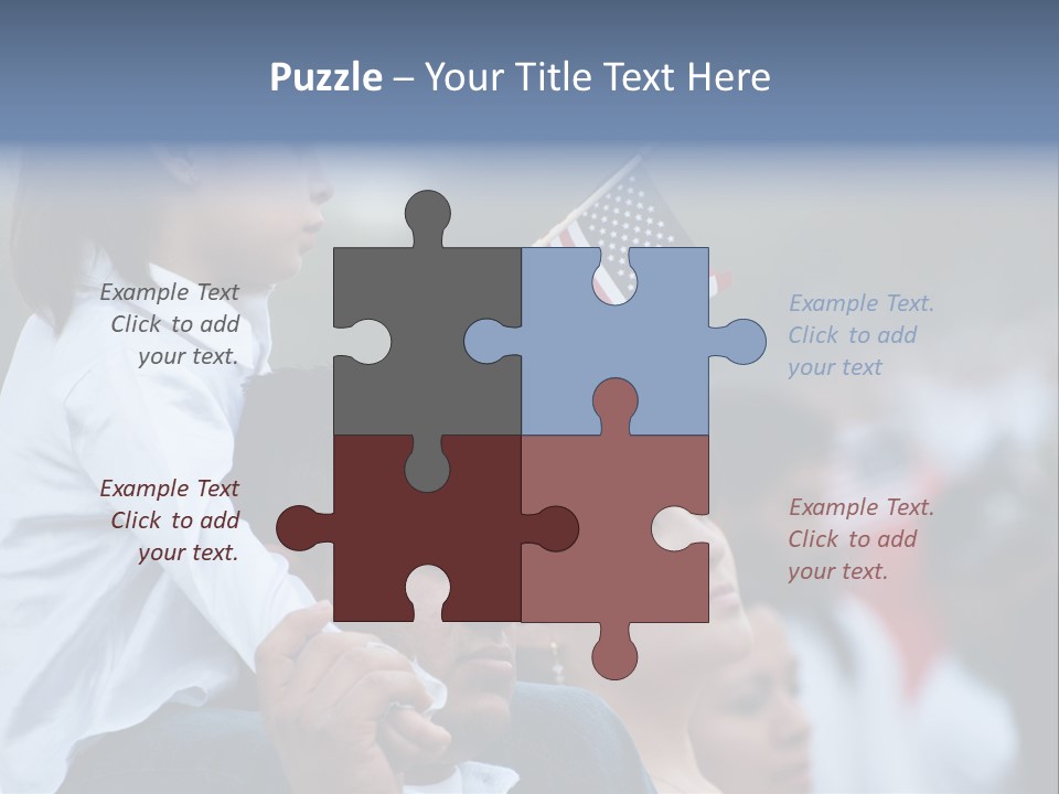 Girl Capital Stars PowerPoint Template