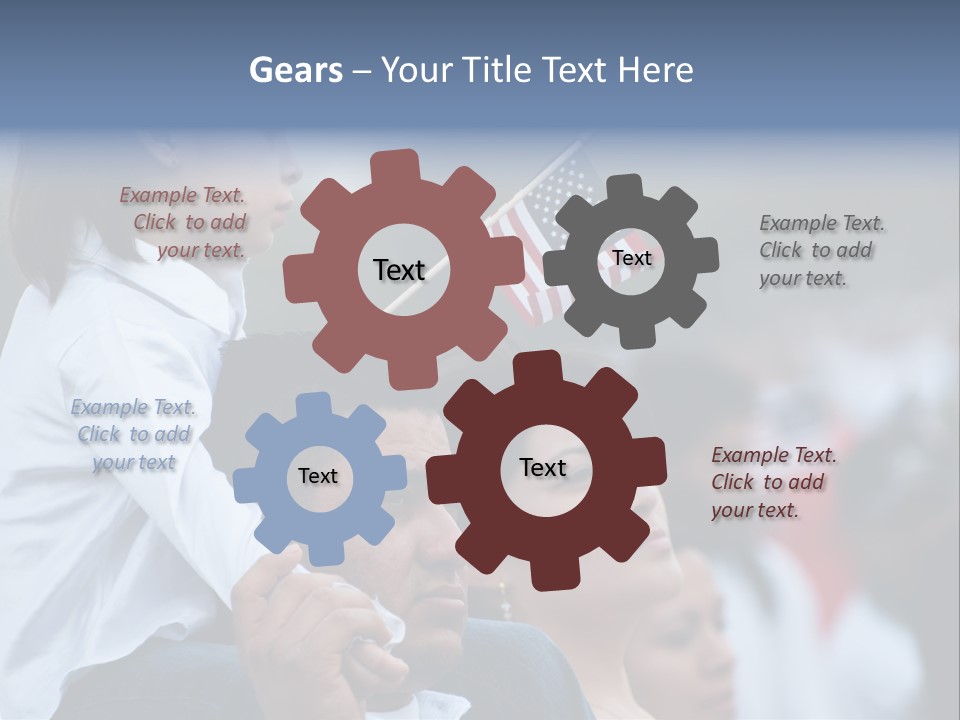 Girl Capital Stars PowerPoint Template