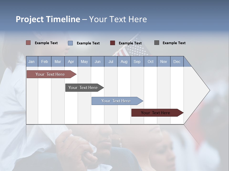 Girl Capital Stars PowerPoint Template