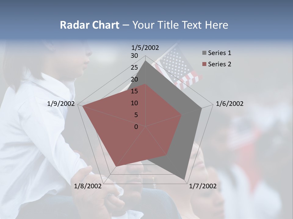 Girl Capital Stars PowerPoint Template