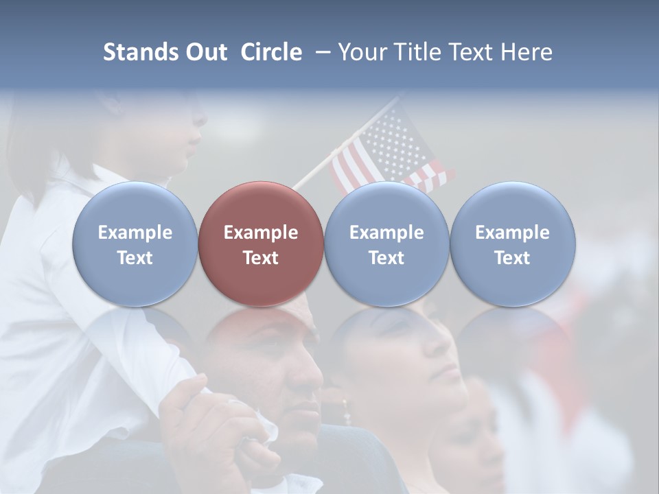 Girl Capital Stars PowerPoint Template