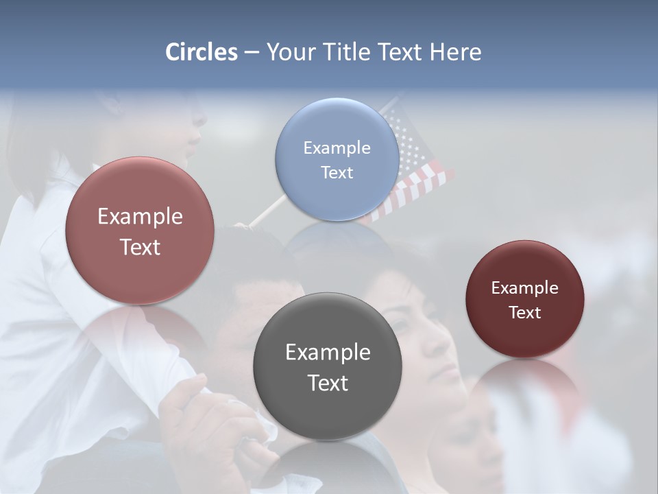 Girl Capital Stars PowerPoint Template