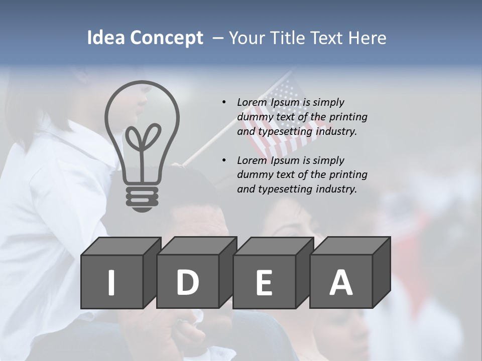 Girl Capital Stars PowerPoint Template