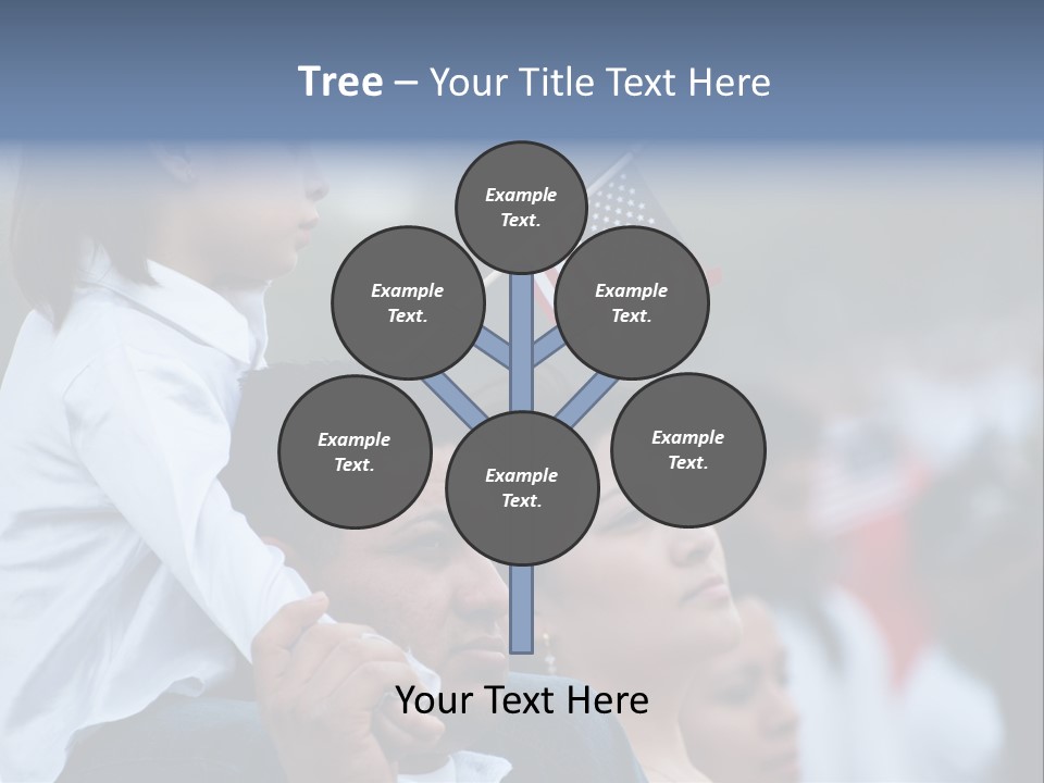 Girl Capital Stars PowerPoint Template