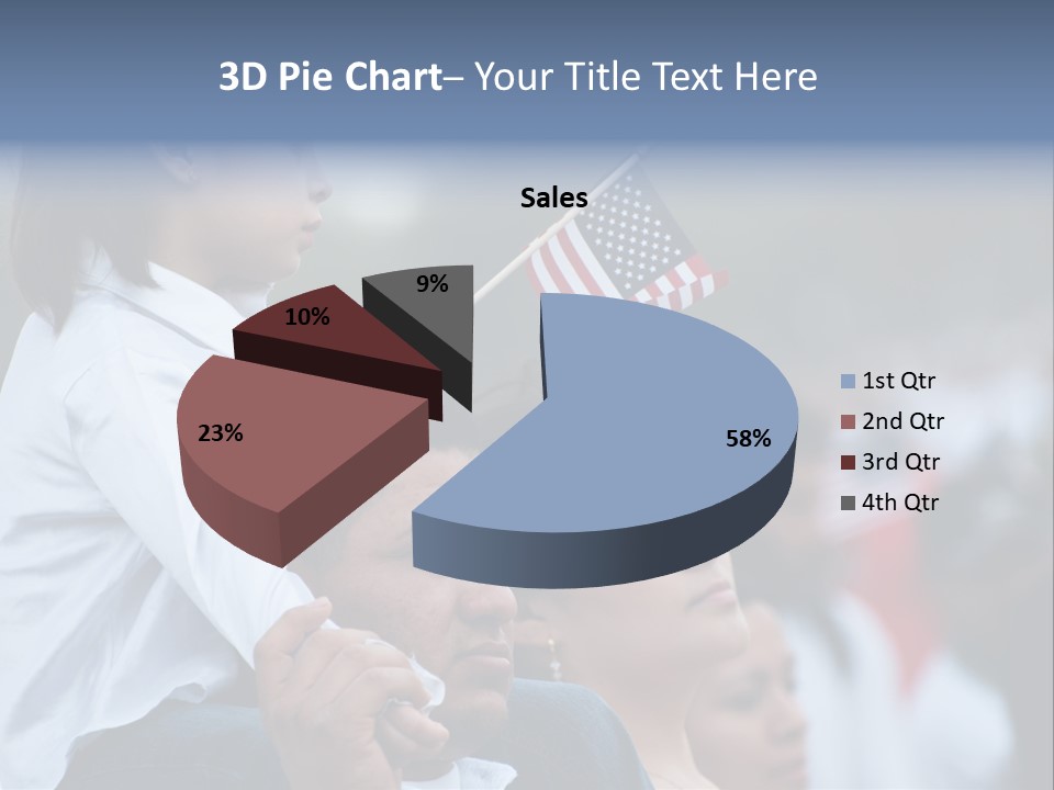 Girl Capital Stars PowerPoint Template