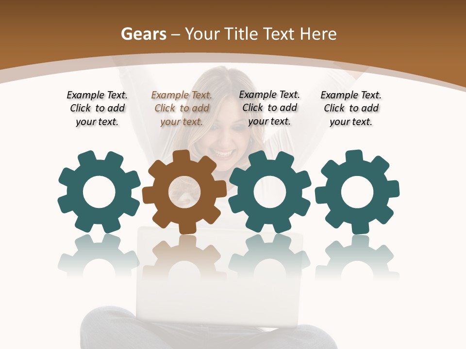 Success Studying White PowerPoint Template