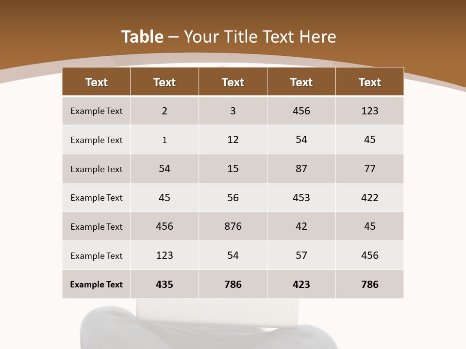 Success Studying White PowerPoint Template