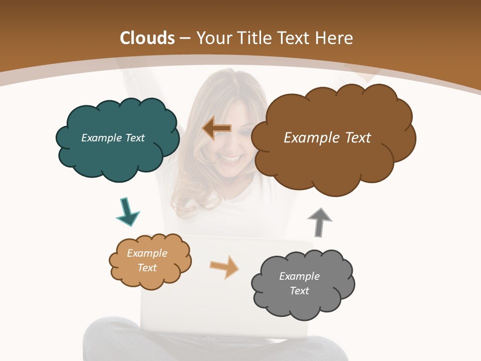 Success Studying White PowerPoint Template