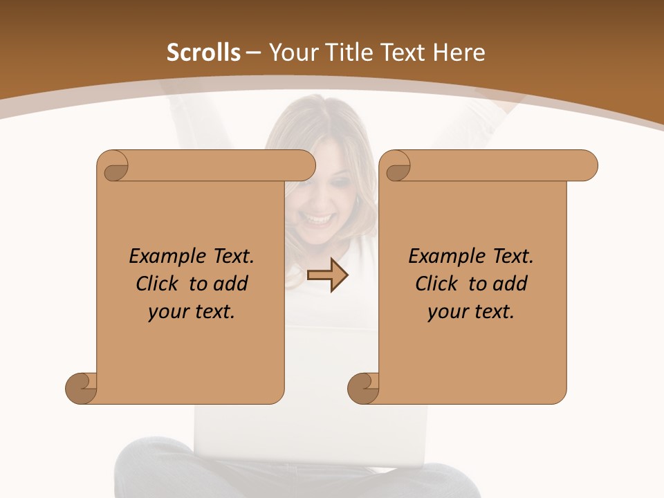Success Studying White PowerPoint Template